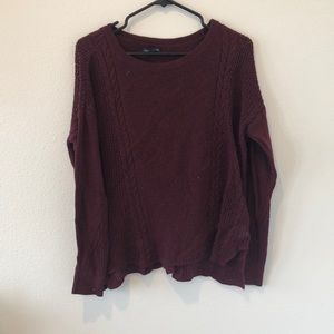 Burgundy American Eagle Sweater
